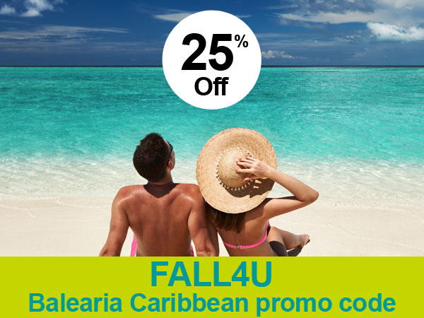 25% off with Balearia Caribbean ferry, one-day trips and ferry and hotel packages to Bimini or Freeport (Grand Bahama) with FALL4U promo code