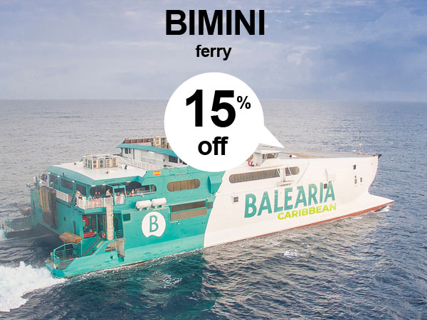 Bimini ferry 15 off with Balearia Caribbean